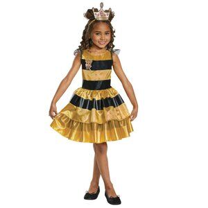 NWT L.O.L. Surprise Girl's Queen Bee Classic Costume Size S (6-6X)